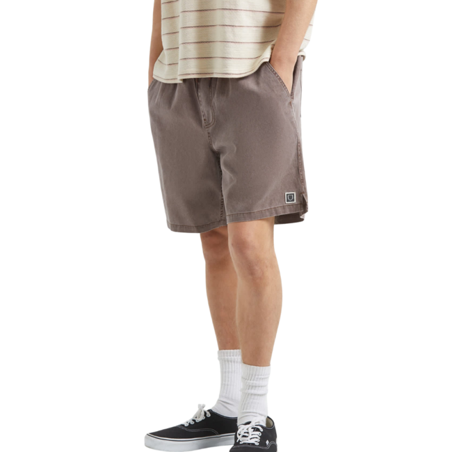 Brixton Men's Everyday Vintage Wash Short | Chocolate