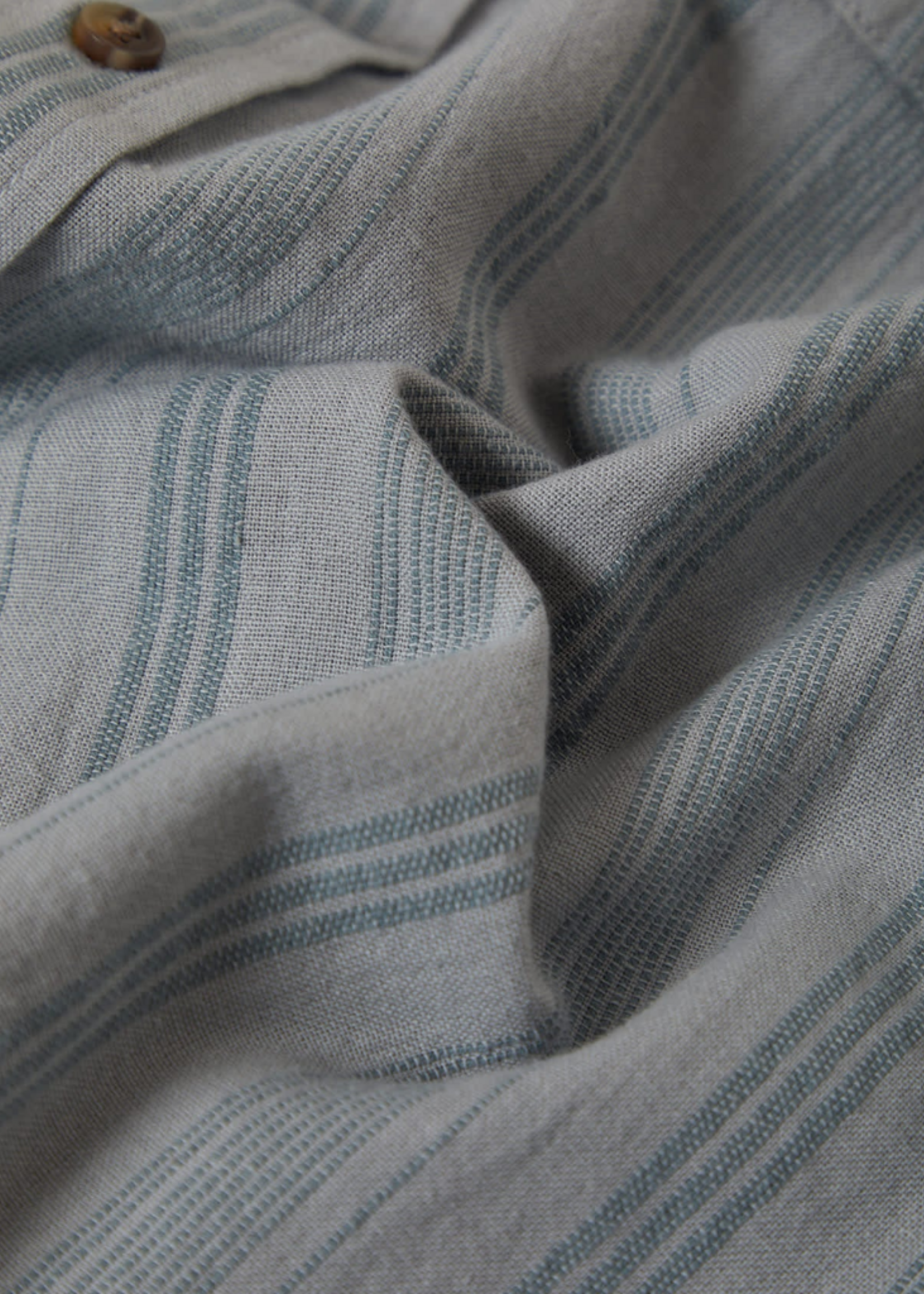 Brixton Men's Cru Striped Dobby Short Sleeve | Trooper