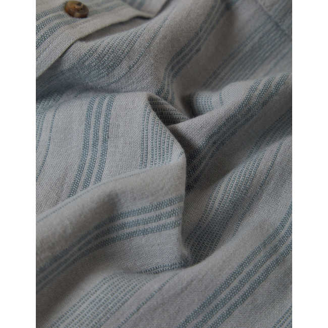 Brixton Men's Cru Striped Dobby Short Sleeve | Trooper