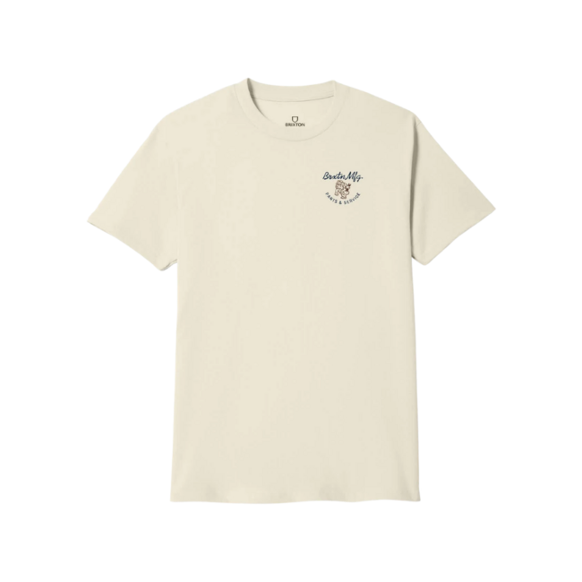 Brixton Men's Tolman Tee | Cream