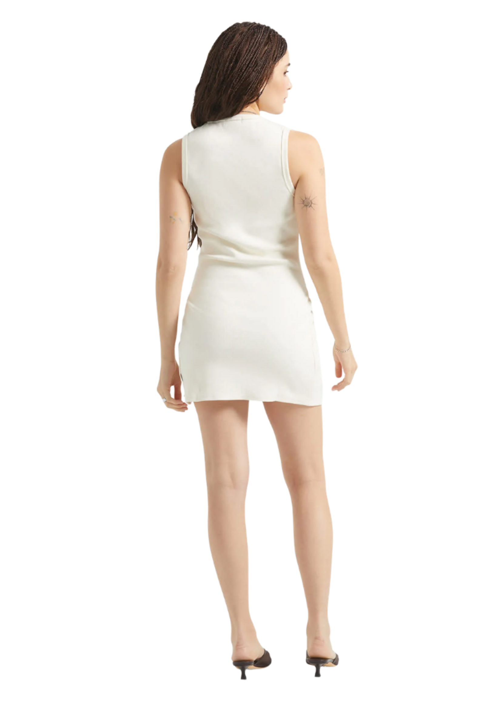 Brixton Women's Ribbed Cinch Mini Dress | Off White