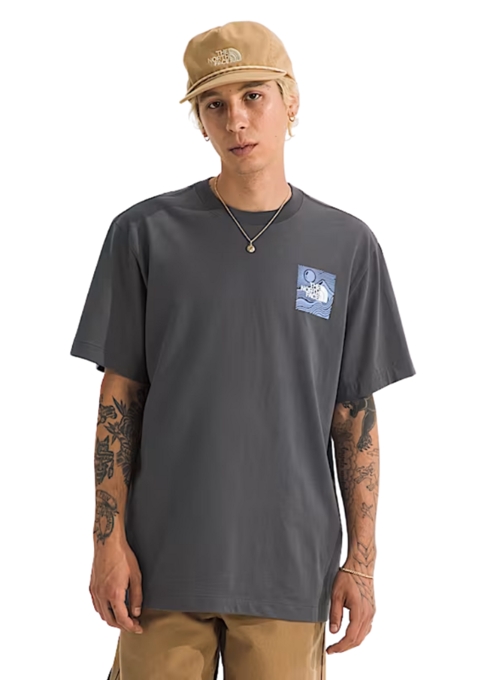 The North Face Men's Mountain Escape Relaxed Tee | Anthracite Grey