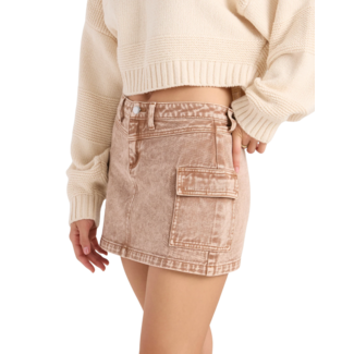 Volcom Delia Cargo Mini Skirt | Henna