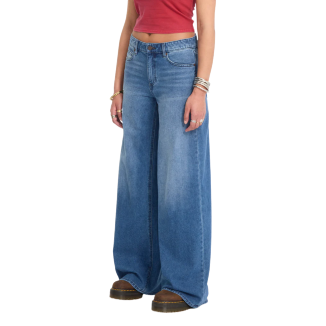 Volcom Women's Stoned BF Lowrise | Worn Light Blue