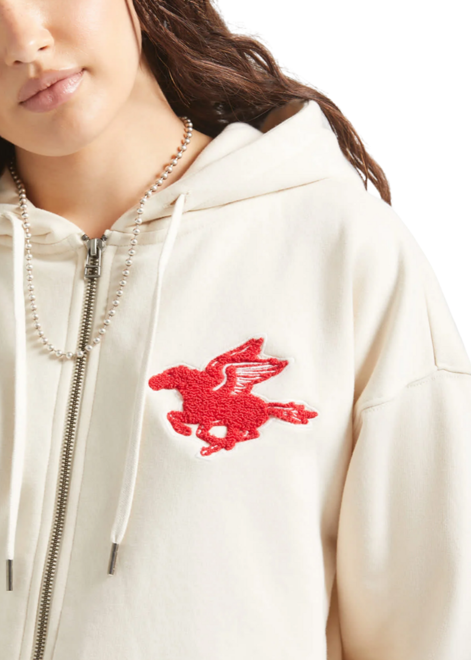 Brixton Women's Pegasus Zip Hood | Whitecap