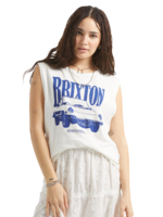 Brixton Sunday Cruising Club Muscle Tank | Vintage White