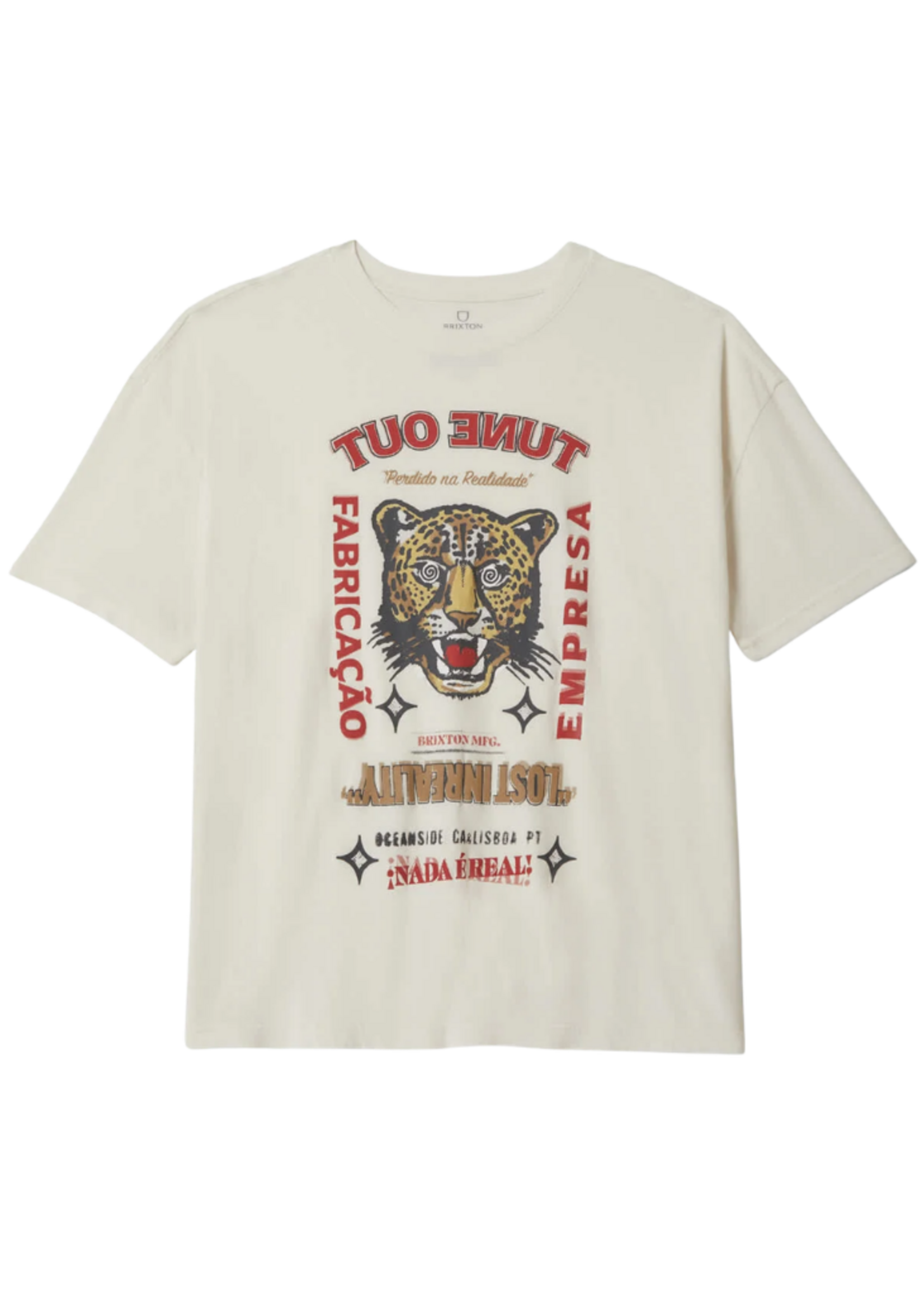 Brixton Women's The Getaway Oversized BF Tee | Vintage White