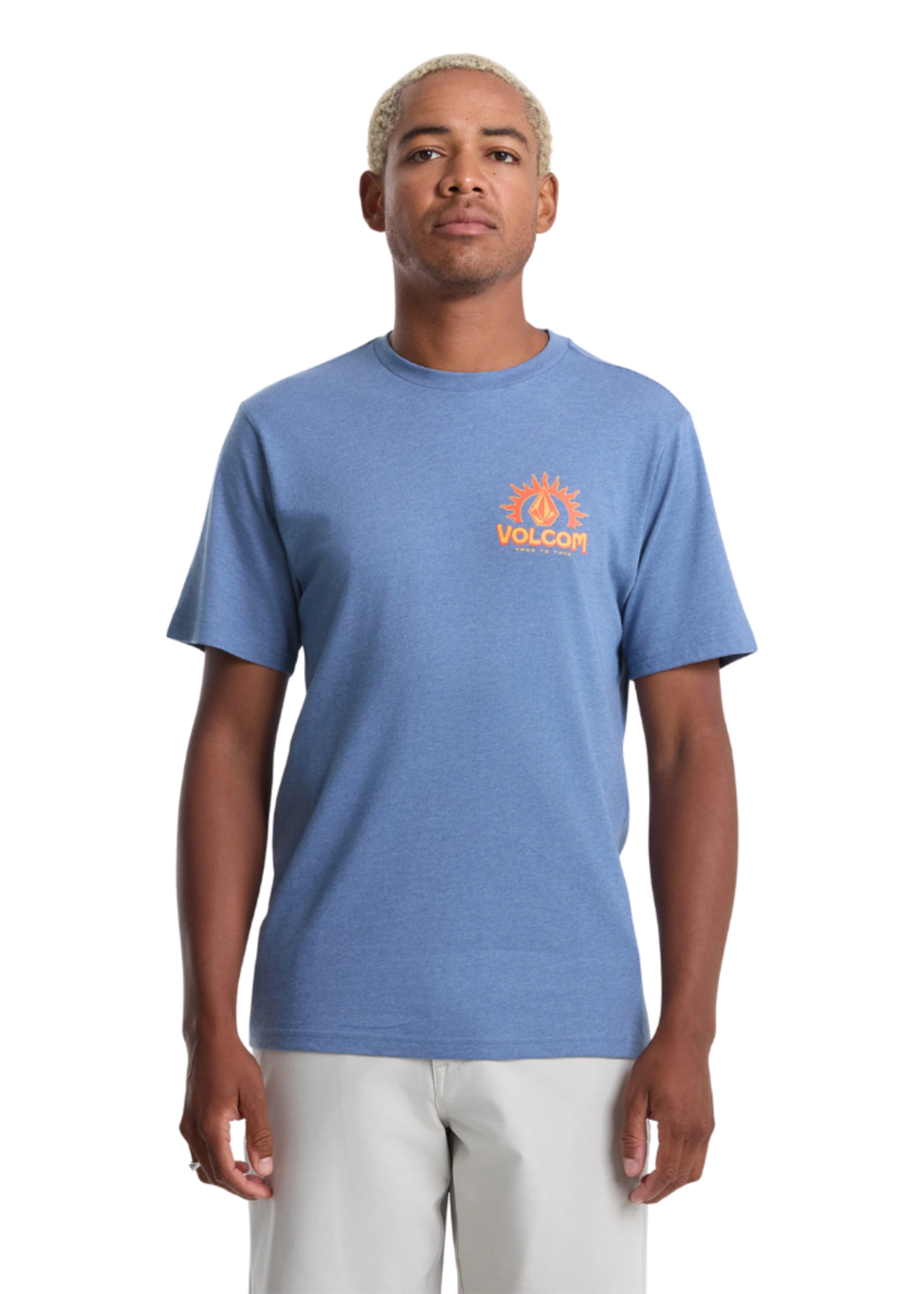Volcom Solstice Men's Tee | Blueberry