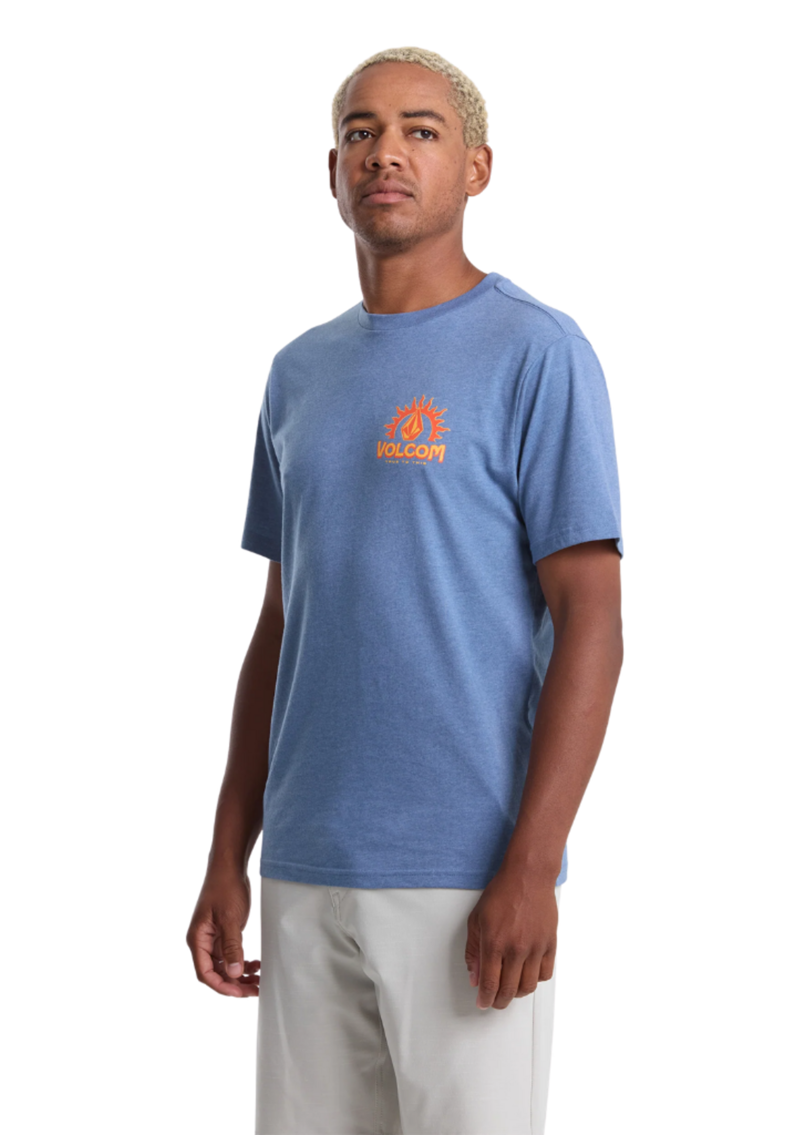 Volcom Solstice Men's Tee | Blueberry
