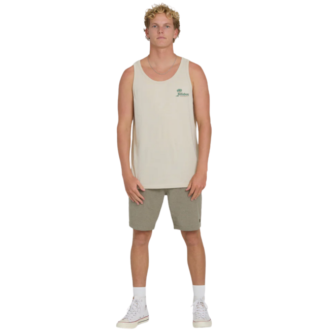 Billabong Check Out Premium Tank | Oatmeal