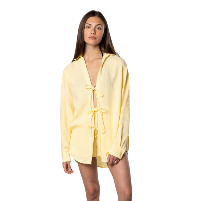 TEAMLTD Women's Breeze Tie Front Long Sleeve