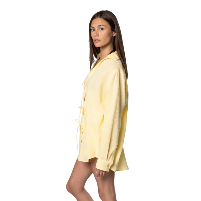 TEAMLTD Women's Breeze Tie Front Long Sleeve