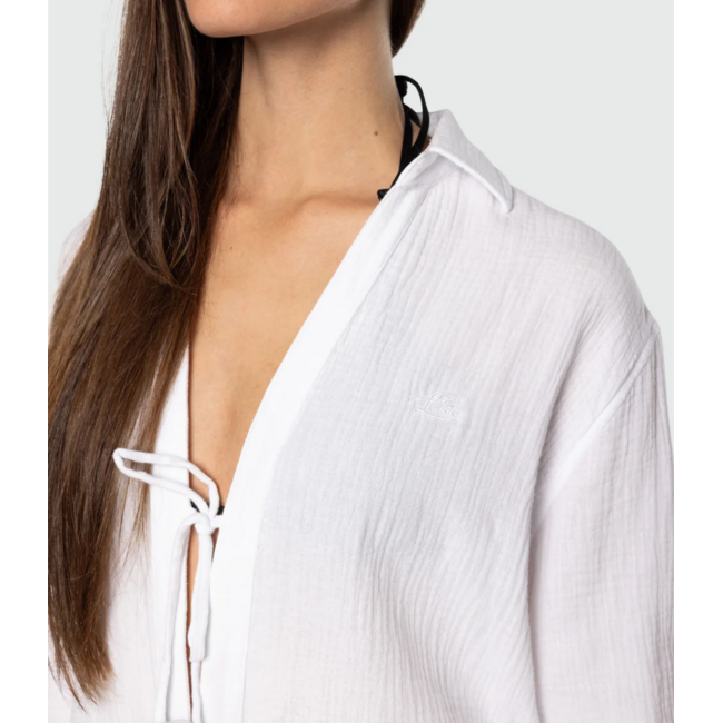 TEAMLTD Women's Breeze Tie Front Long Sleeve