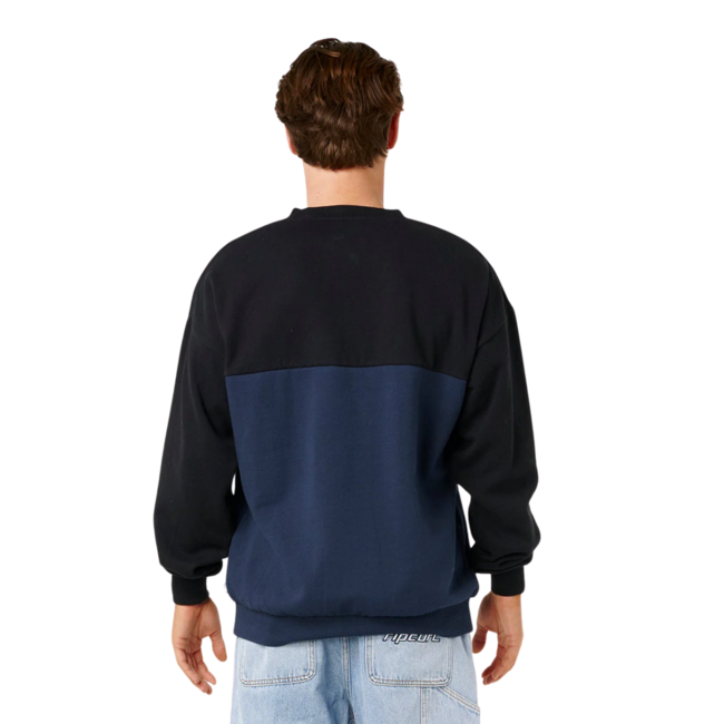 Rip Curl Men's Panel Beater Crew | Black