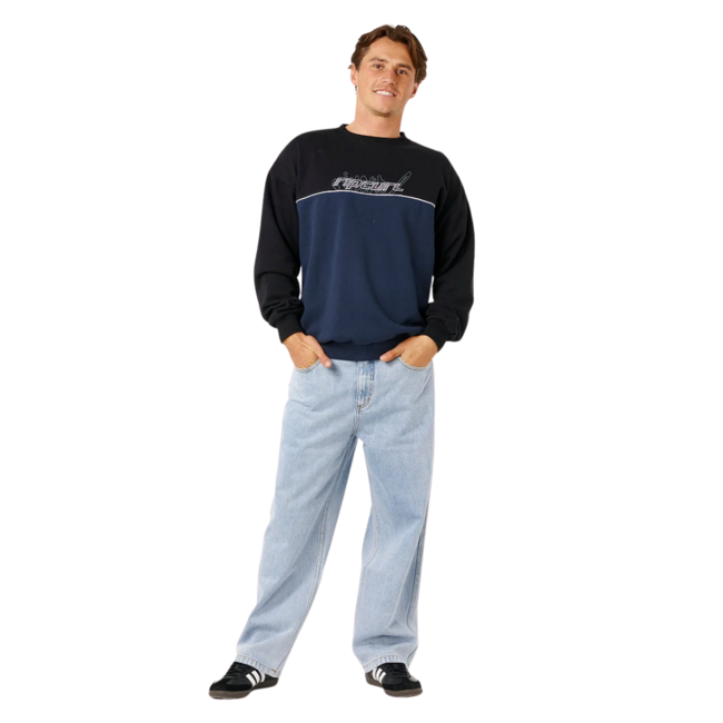 Rip Curl Men's Panel Beater Crew | Black