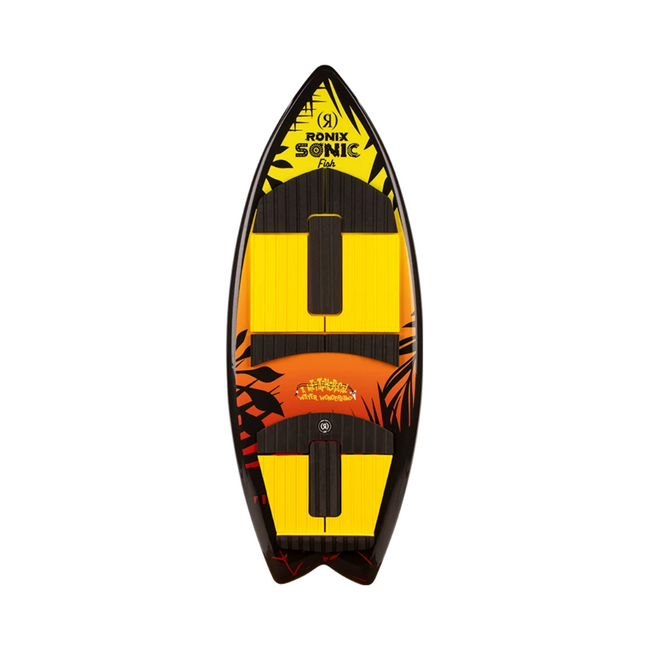 Ronix Youth Sonic Fish Wakesurf 2026 | Sunset Splash (3'9")