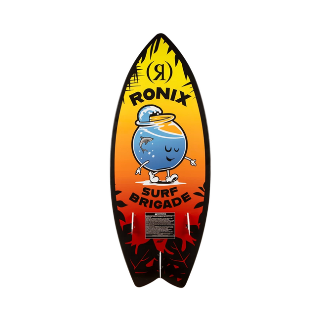 Ronix Youth Sonic Fish Wakesurf 2026 | Sunset Splash (3'9")