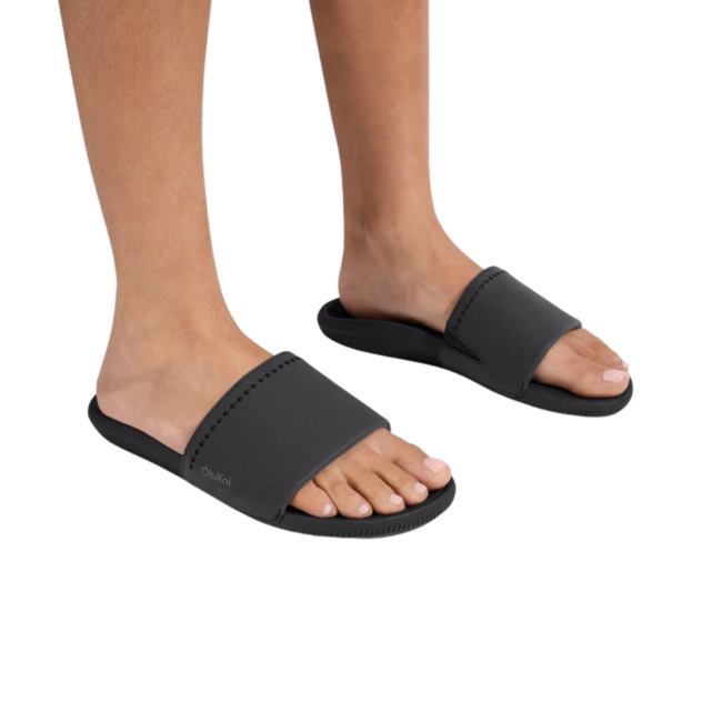Olukai Ulele Slide Women's | Black / Black