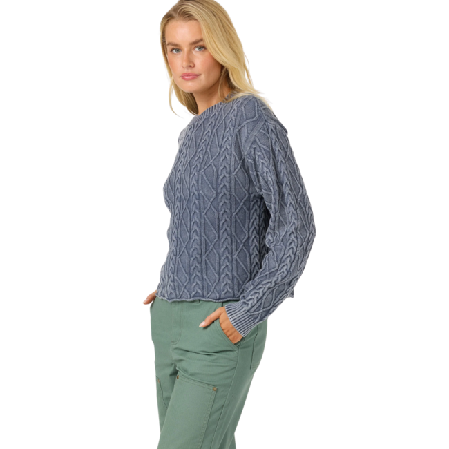O'Neill Women's OG Misha Cable Knit Sweater