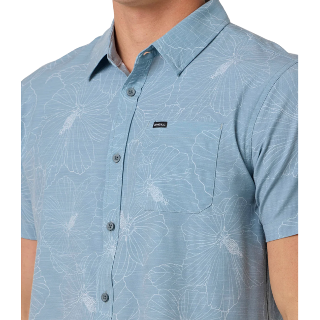 O'Neill Men's UPF Slub Standard Woven Shirt