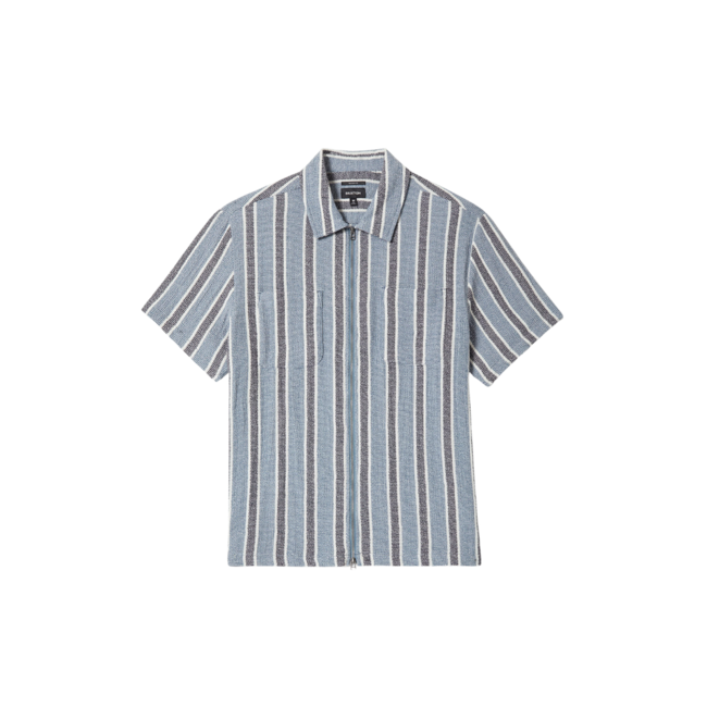 Brixton Men's The Dexter Textured Stripe Shirt