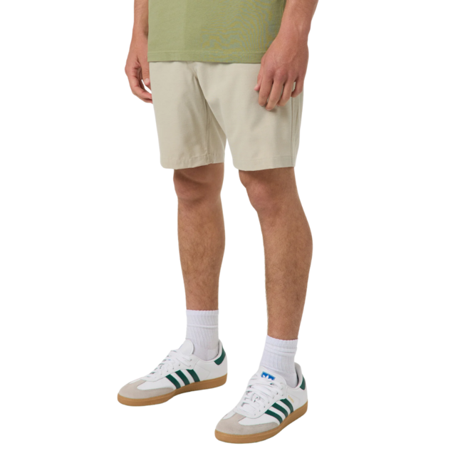 O'Neill Men's Reserve Light Check Elastic Waist 18" Hybrid Short