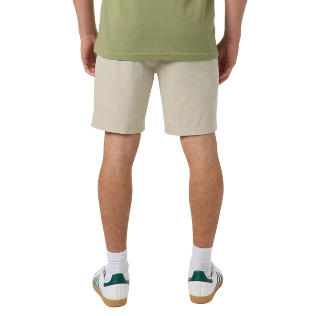 O'Neill Men's Reserve Light Check Elastic Waist 18" Hybrid Short