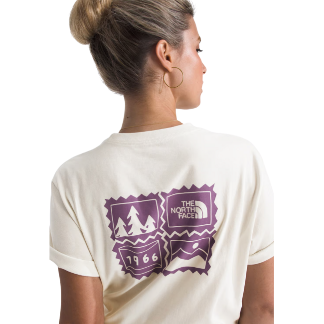 The North Face Women's Exploring Stamps Relaxed Short-Sleeve Tee