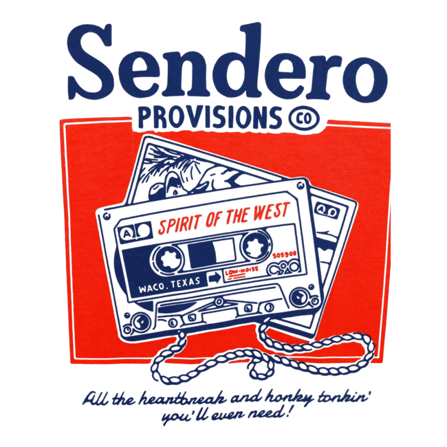 Sendero Provisions Co. Women's Cassette Tape Boxy Tee
