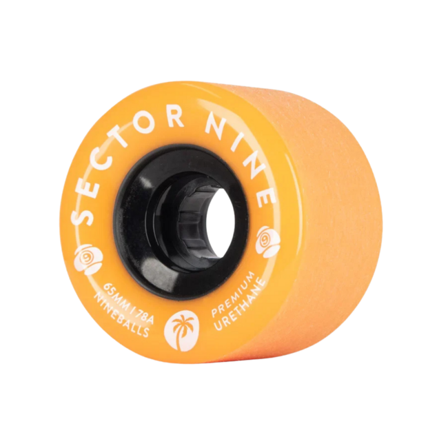 Sector 9 Nine Ball Wheels Tangerine 78A Wheels | 65mm