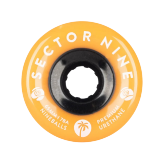 Sector 9 Nine Ball Wheels Tangerine 78A Wheels | 65mm
