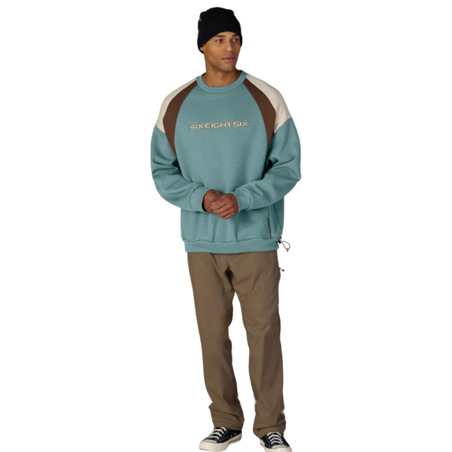 686 Men's Reserved® Premium Heavyweight Crewneck | Pale Firn
