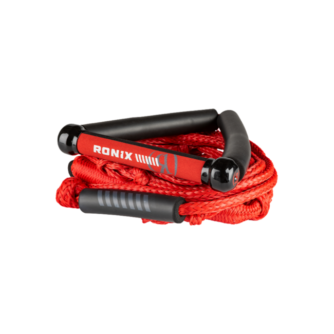 Ronix Bungee 10" Wakesurf Rope Hide Handle Grip 25ft w/ 5 Section 