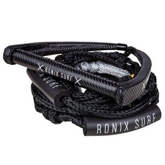 Ronix Spinner Carbon Synthetic Surf Rope with 10" Handle and 9 Section Rope