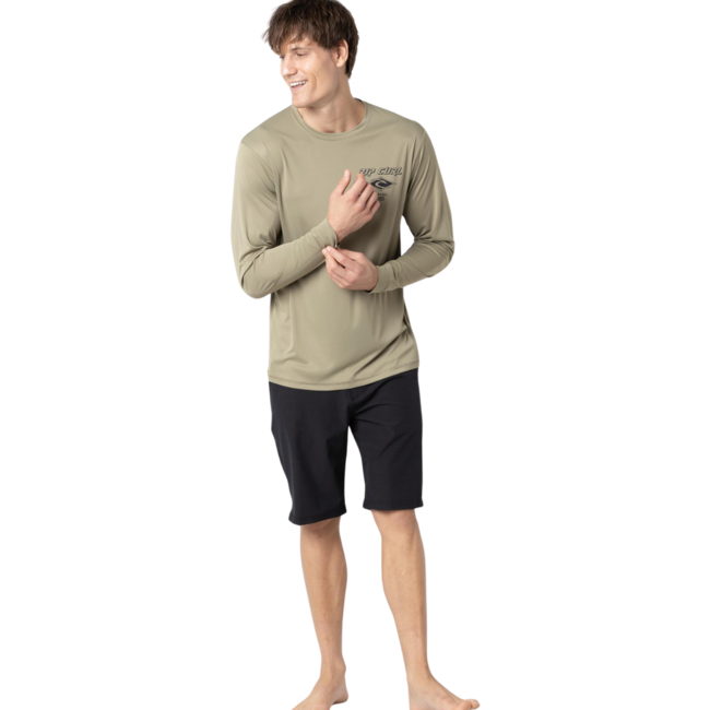 Rip Curl Men's Icons Surflite UPF 50+ Long Sleeve | Washed Moss
