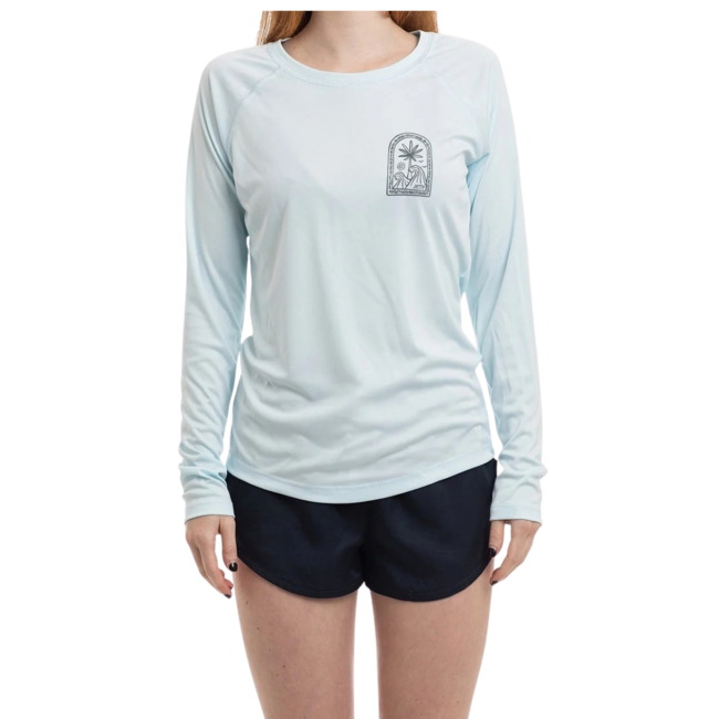 Jetty Women's Del Mar UV 50 Long Sleeve Shirt | Light Blue