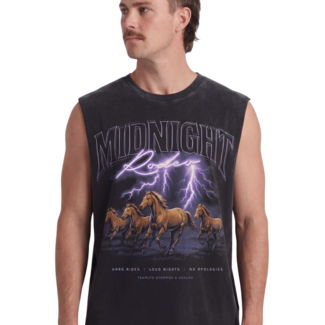 TEAMLTD Stampede Aussie Tank | Acid Black