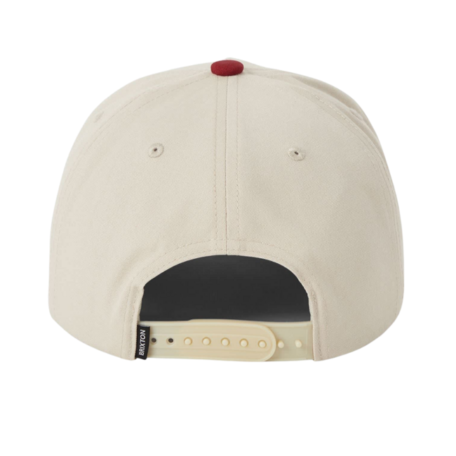 Brixton Banner Snapback | Whitecap Dark Brick