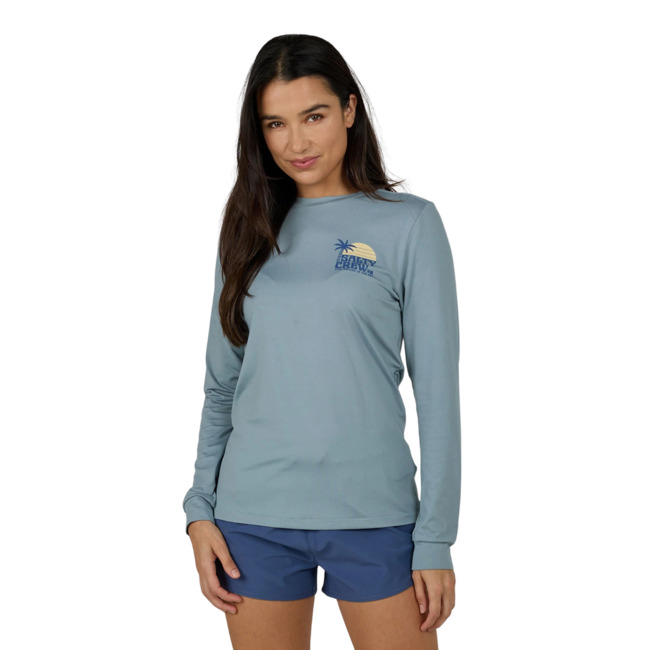 Salty Crew Women's Sunrise Long Sleeve Sun Shirt | Storm Grey