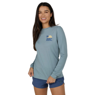 Salty Crew Sunrise Long Sleeve Sun Shirt | Storm Grey