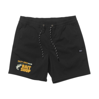 Salty Crew Bait Shop 17" Volley Shorts | Black
