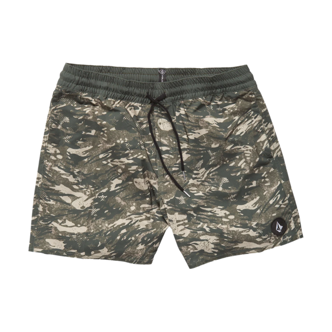 Volcom Men's Lido Print 16" Swim Trunk | Camouflauge
