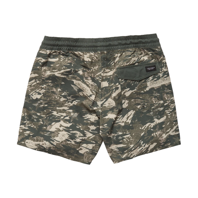 Volcom Men's Lido Print 16" Swim Trunk | Camouflauge