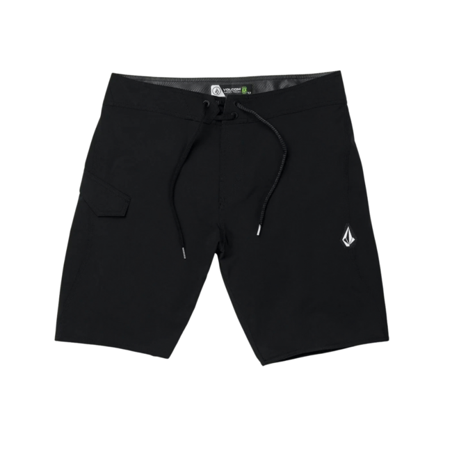 Volcom Men's Lido Solid Mod 20" Boardshort | Black