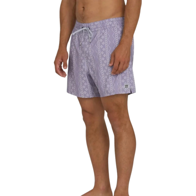 Billabong Men's Lineup Layback 16" Swim Trunks | Purple Ash