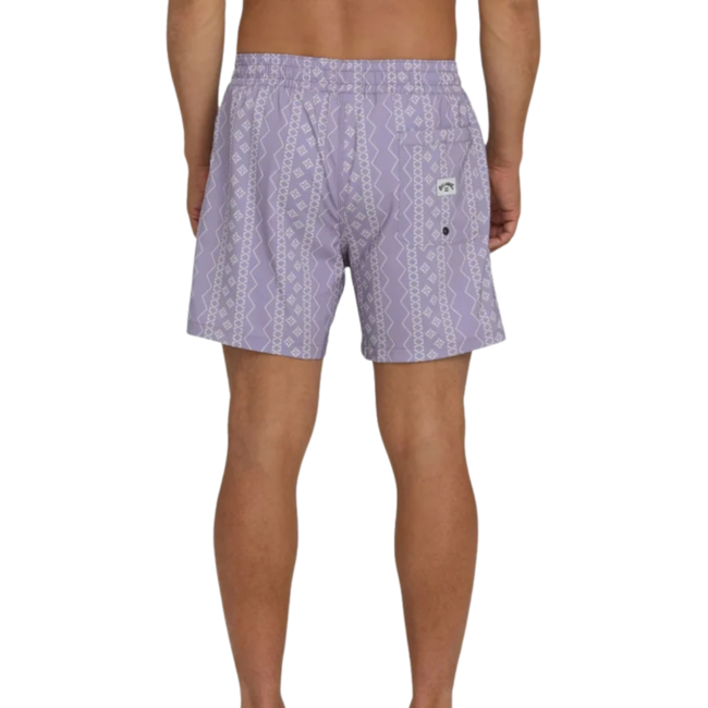 Billabong Men's Lineup Layback 16" Swim Trunks | Purple Ash