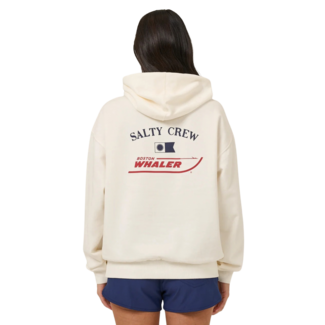 Salty Crew Whaler Hoodie | Off White