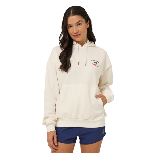Salty Crew Women's Whaler Hoodie | Off White