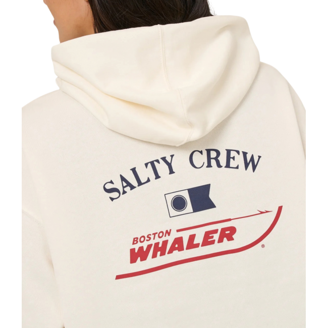 Salty Crew Women's Whaler Hoodie | Off White