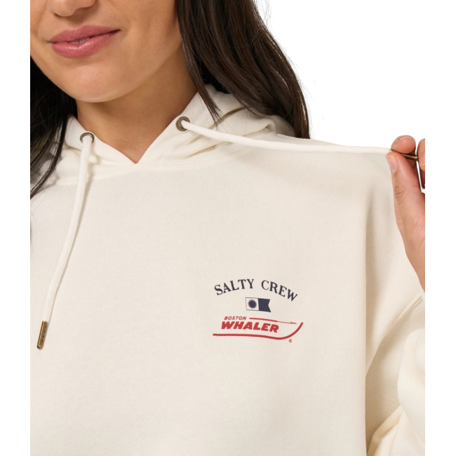 Salty Crew Women's Whaler Hoodie | Off White